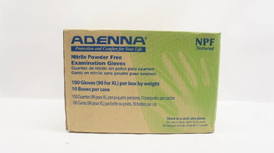 Adenna NPF880 Nitrile Powder Free Examination Gloves X-Small - Case of 100